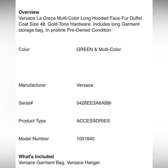 VERSACE jacket 💚🖤 - Picture 10 of 10